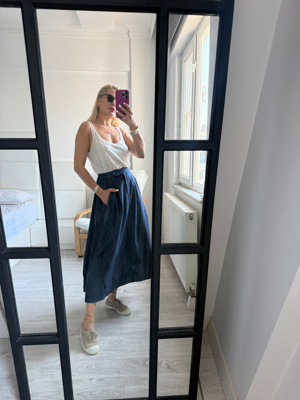Denim etek