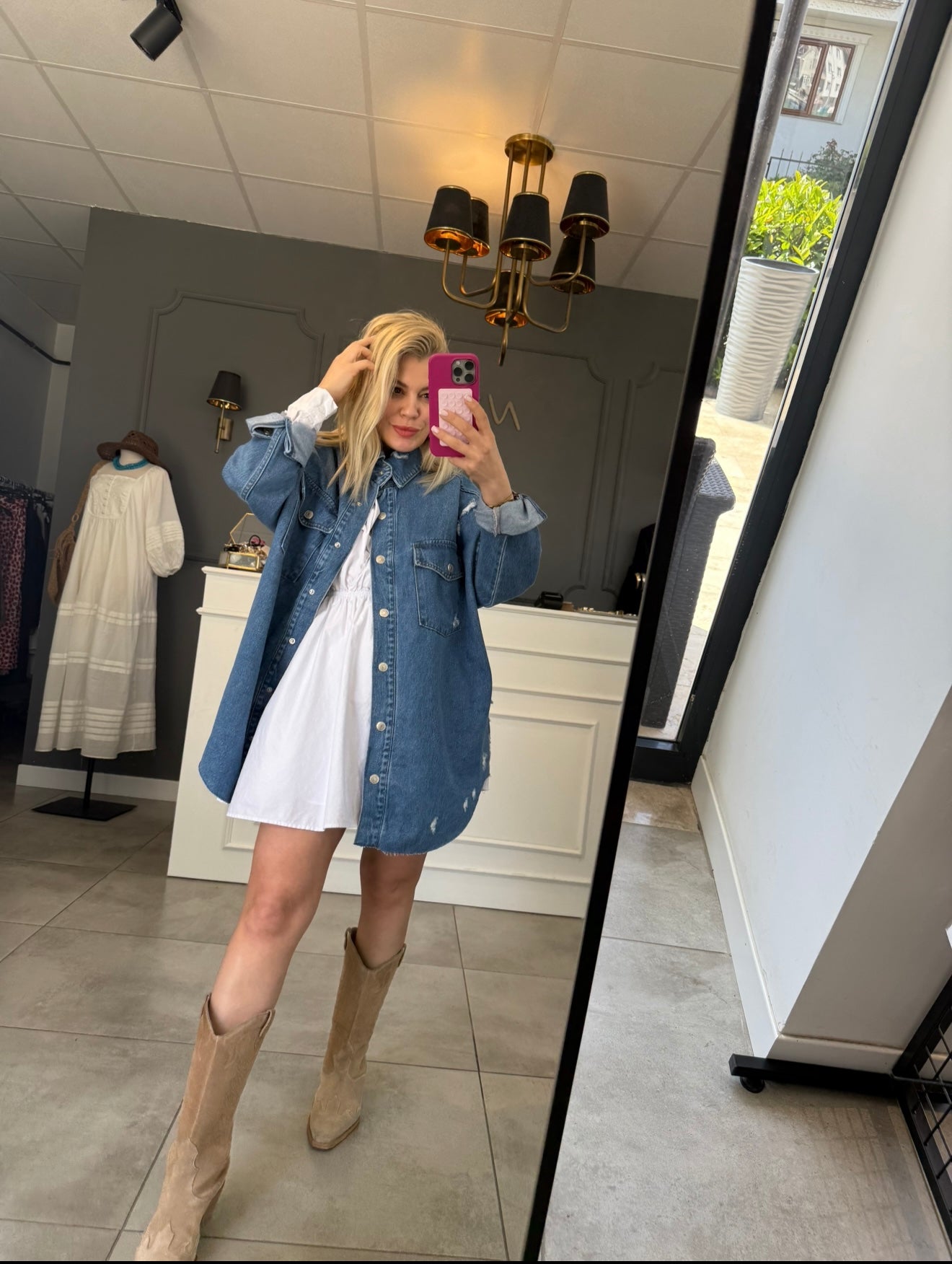 Denim ceket