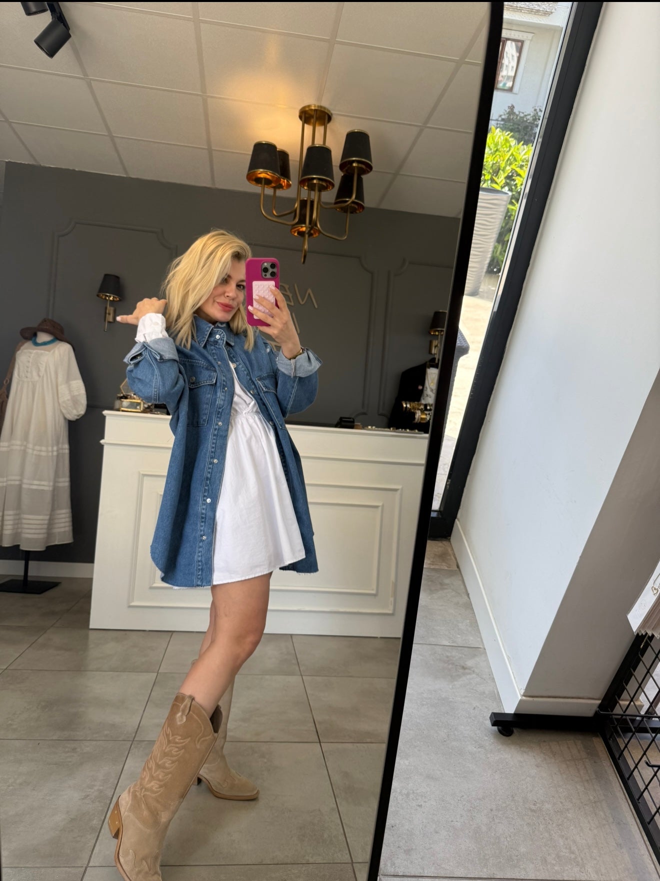 Denim ceket