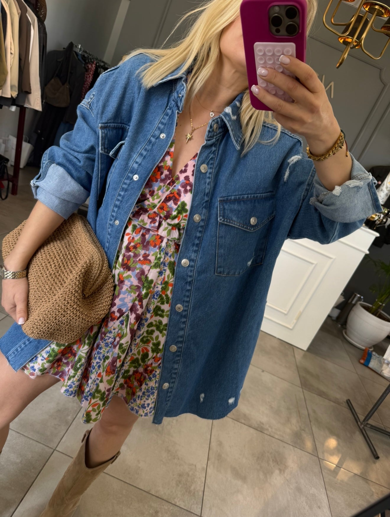 Denim ceket