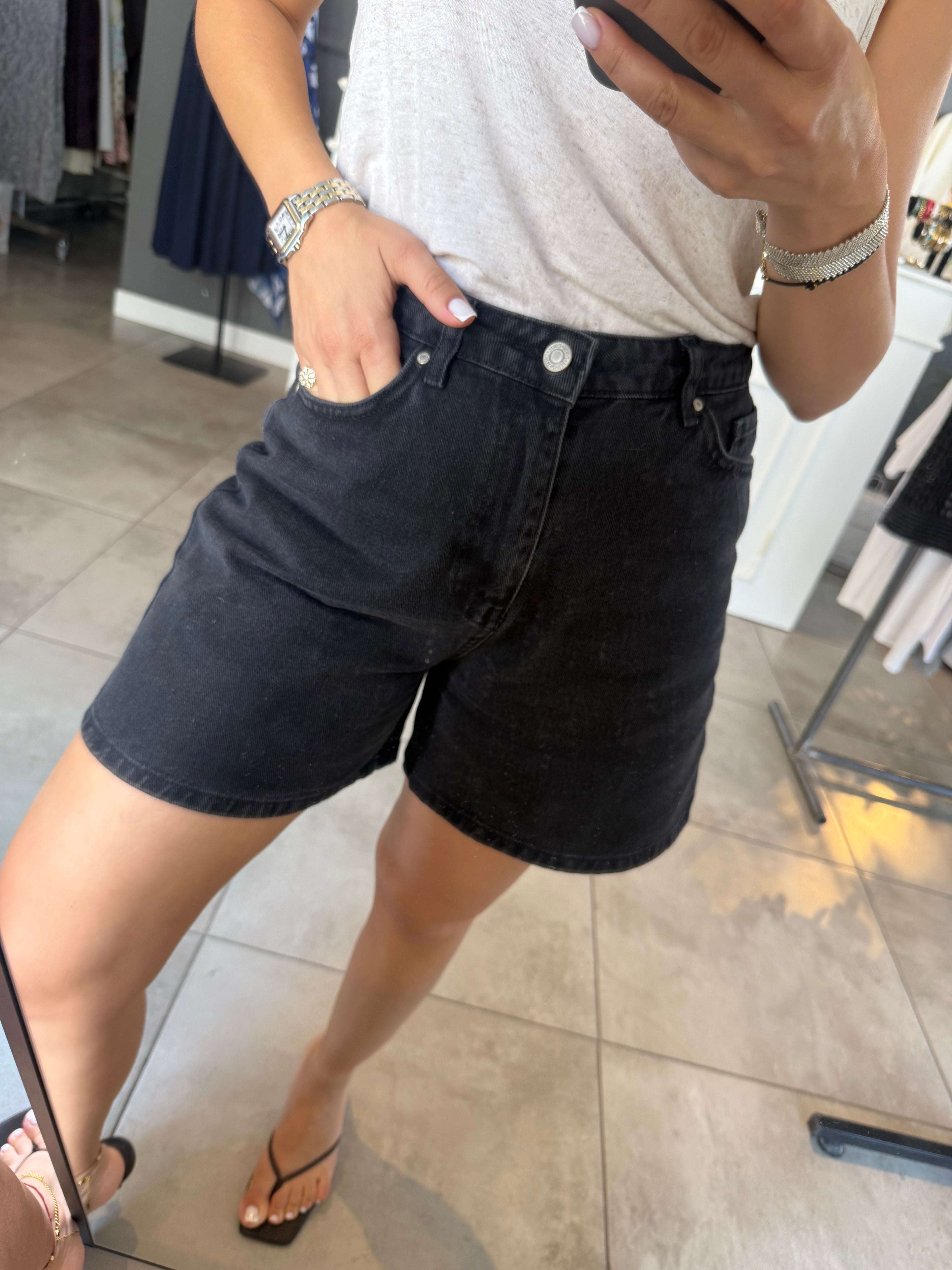 Denim şort