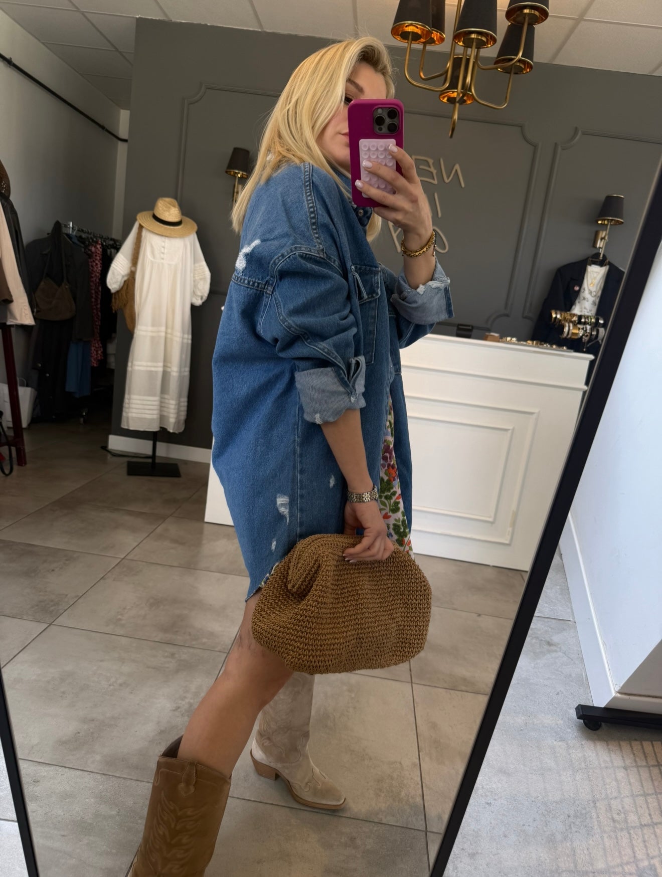 Denim ceket