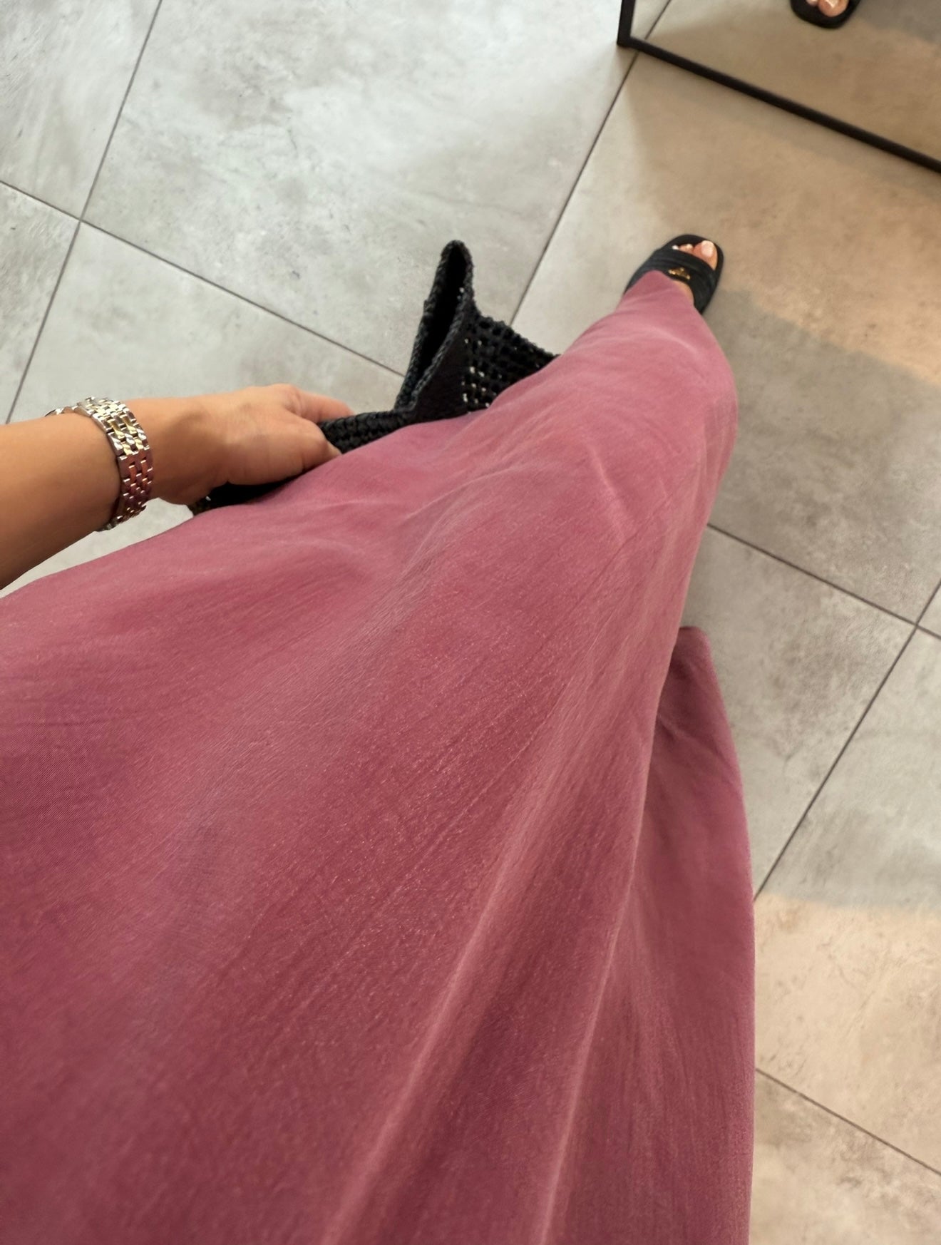 Bordo elbise