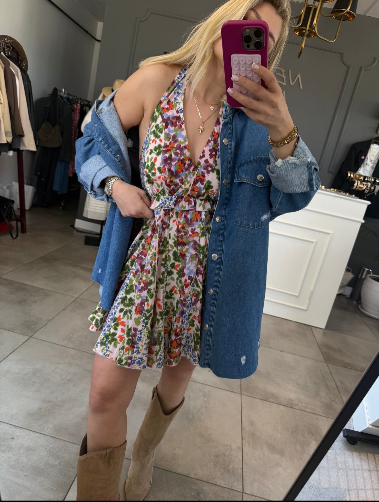 Denim ceket