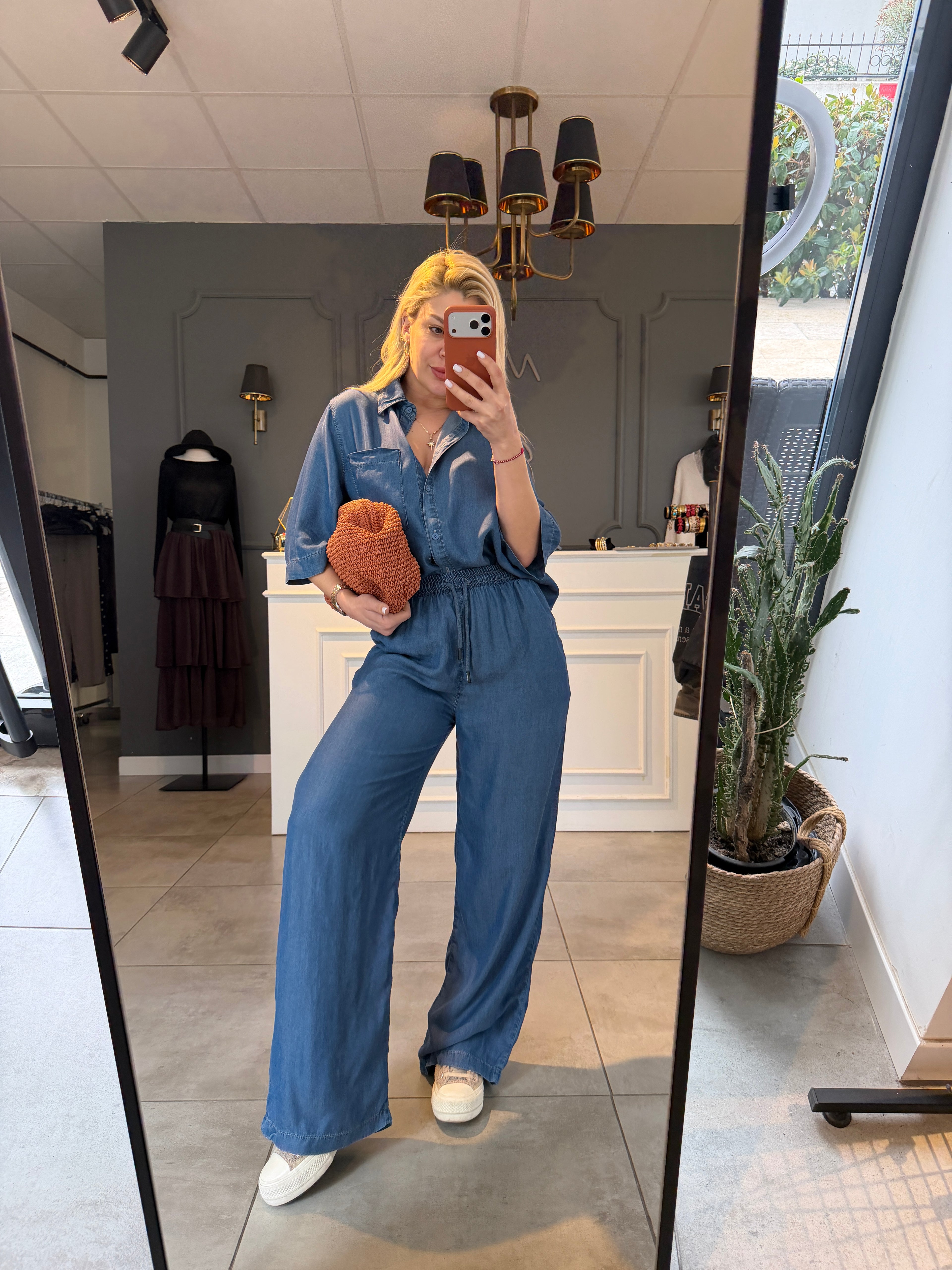 Denim takım